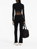 Pantalons Pantalon côtelé Moncler Noir Femme