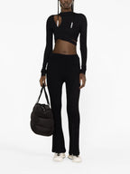 Pantalons Pantalon côtelé Moncler Noir Femme