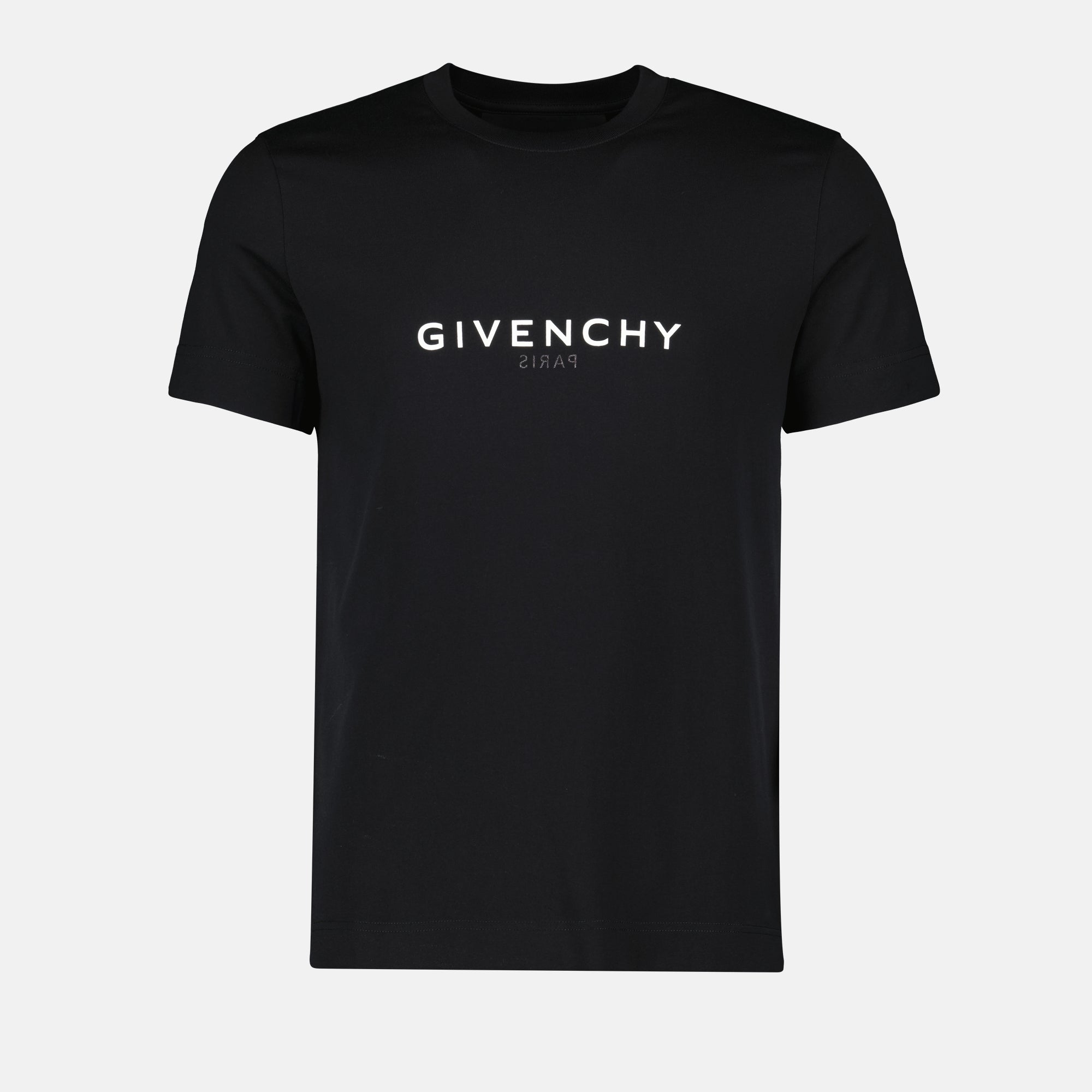 T-shirts T-shirt à logo inversé Givenchy Noir Homme