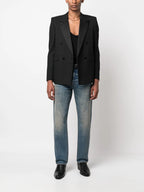 Pants SL7276 Jeans Pants Saint Laurent Blue Man