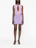 Jupes Mini-jupe Versace Allover Versace Violet Femme