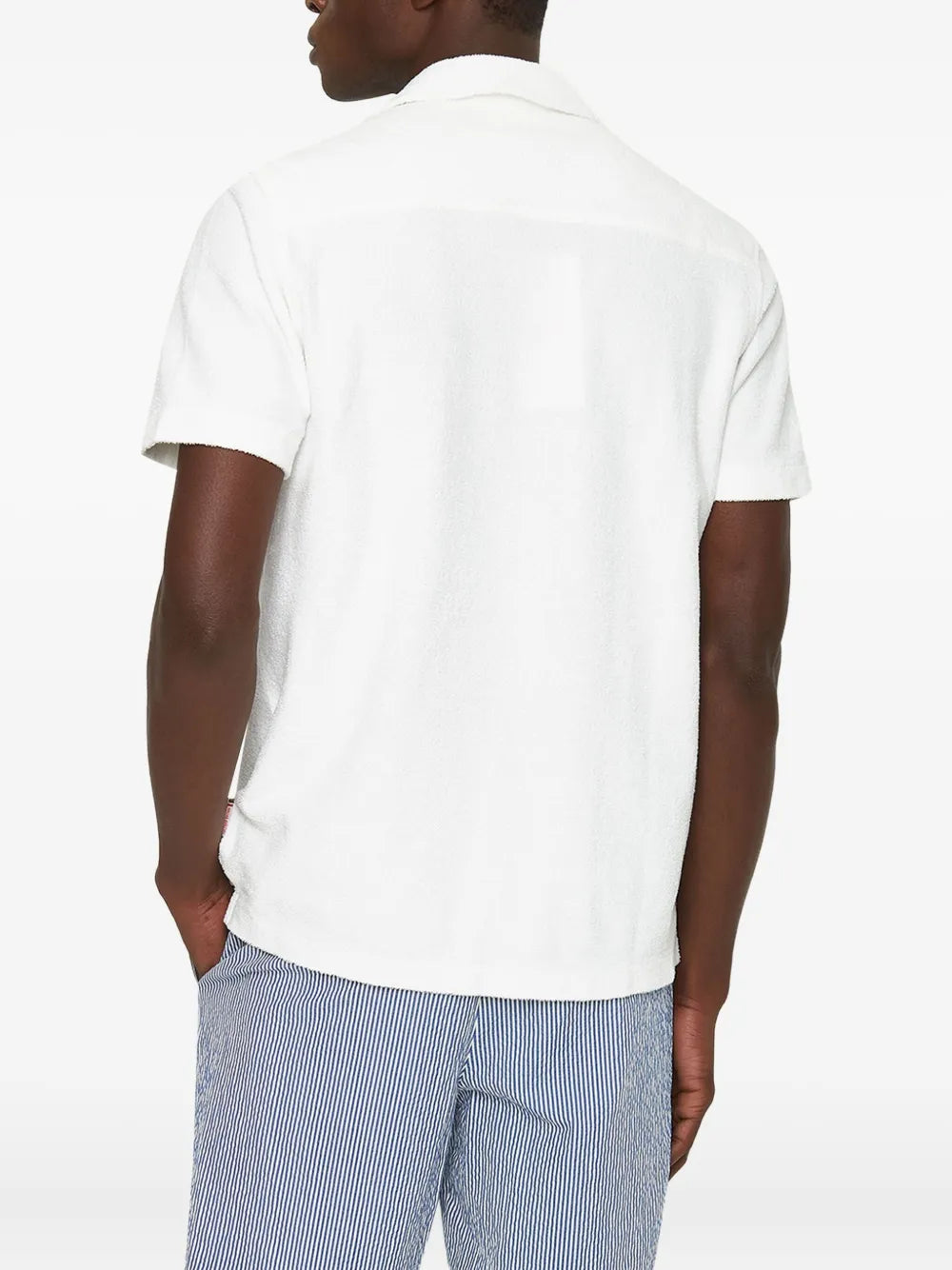 Chemises Chemise Howell Orlebar Brown Blanc Homme