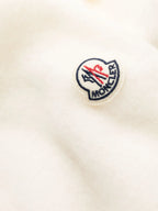 Giacche Cappotto di Lana Moncler Bianco Femme