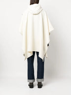 Giacche Cappotto di Lana Moncler Bianco Femme
