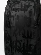 Shorts Short Graffiti Alexander McQueen Noir Homme