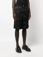 Shorts Short Graffiti Alexander McQueen Noir Homme