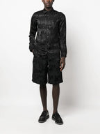 Shorts Short Graffiti Alexander McQueen Noir Homme