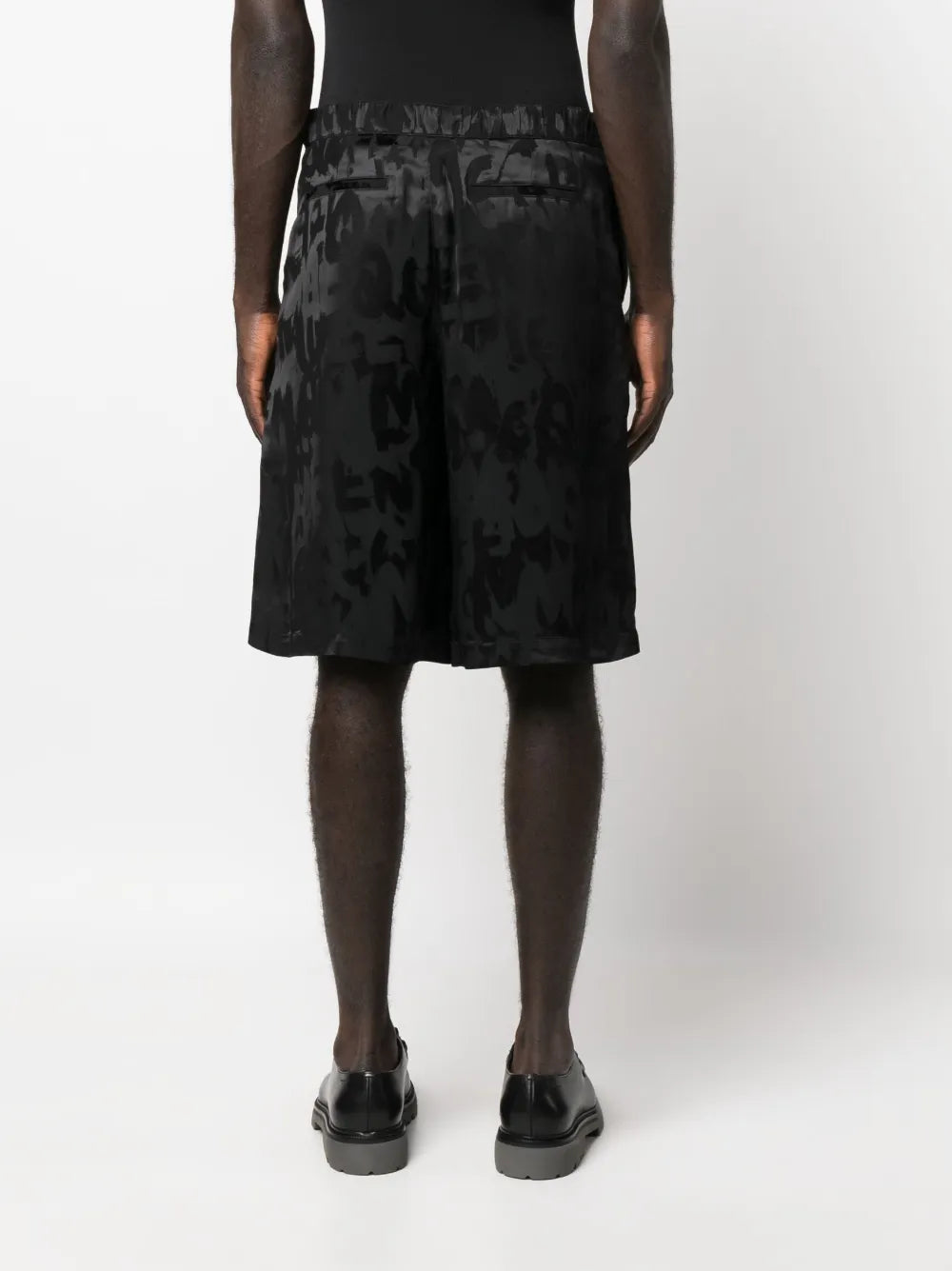 Shorts Short Graffiti Alexander McQueen Noir Homme