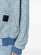 Sweatshirts 4G Denim Zip-Up Sweatshirt Givenchy Blue Man