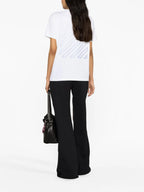 Pantaloni Pantaloni Jogging Ampi Off-White Nero Femme