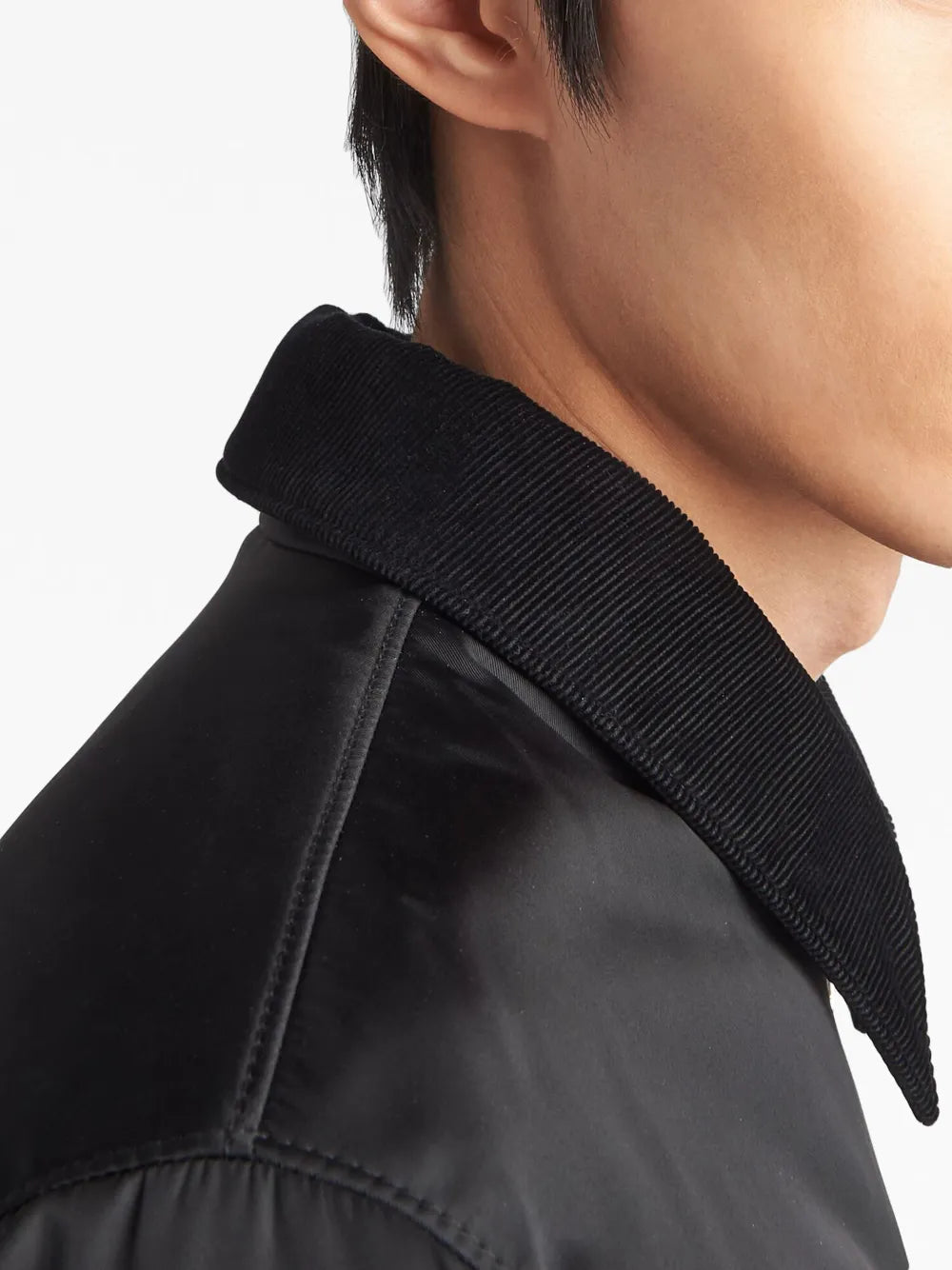 Vestes Veste en Re-Nylon Prada Noir Homme