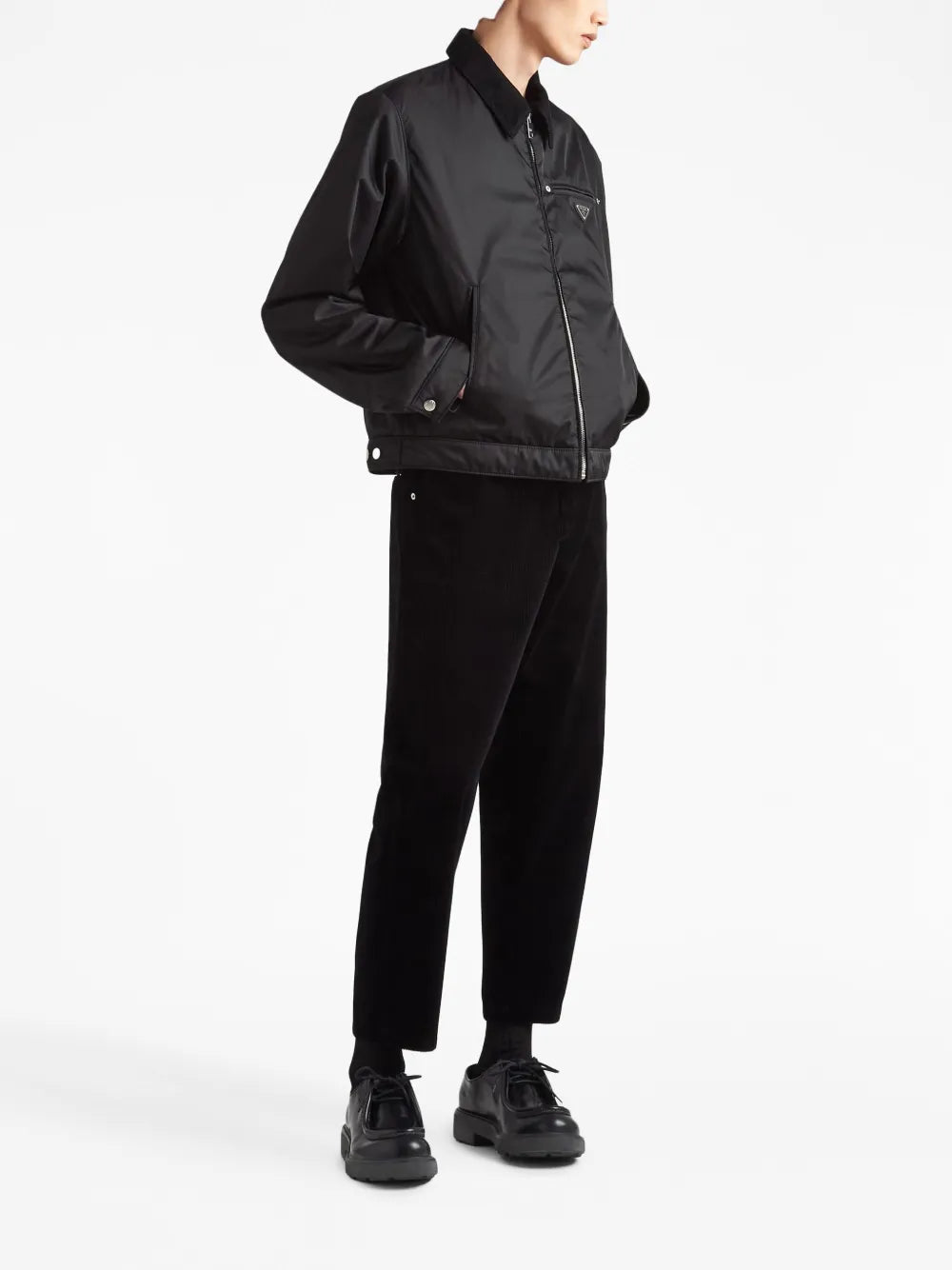 Vestes Veste en Re-Nylon Prada Noir Homme
