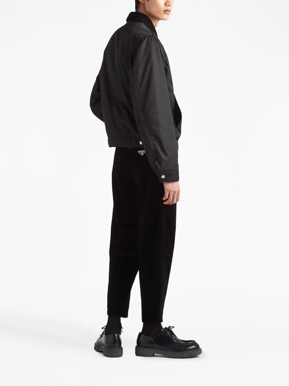 Vestes Veste en Re-Nylon Prada Noir Homme