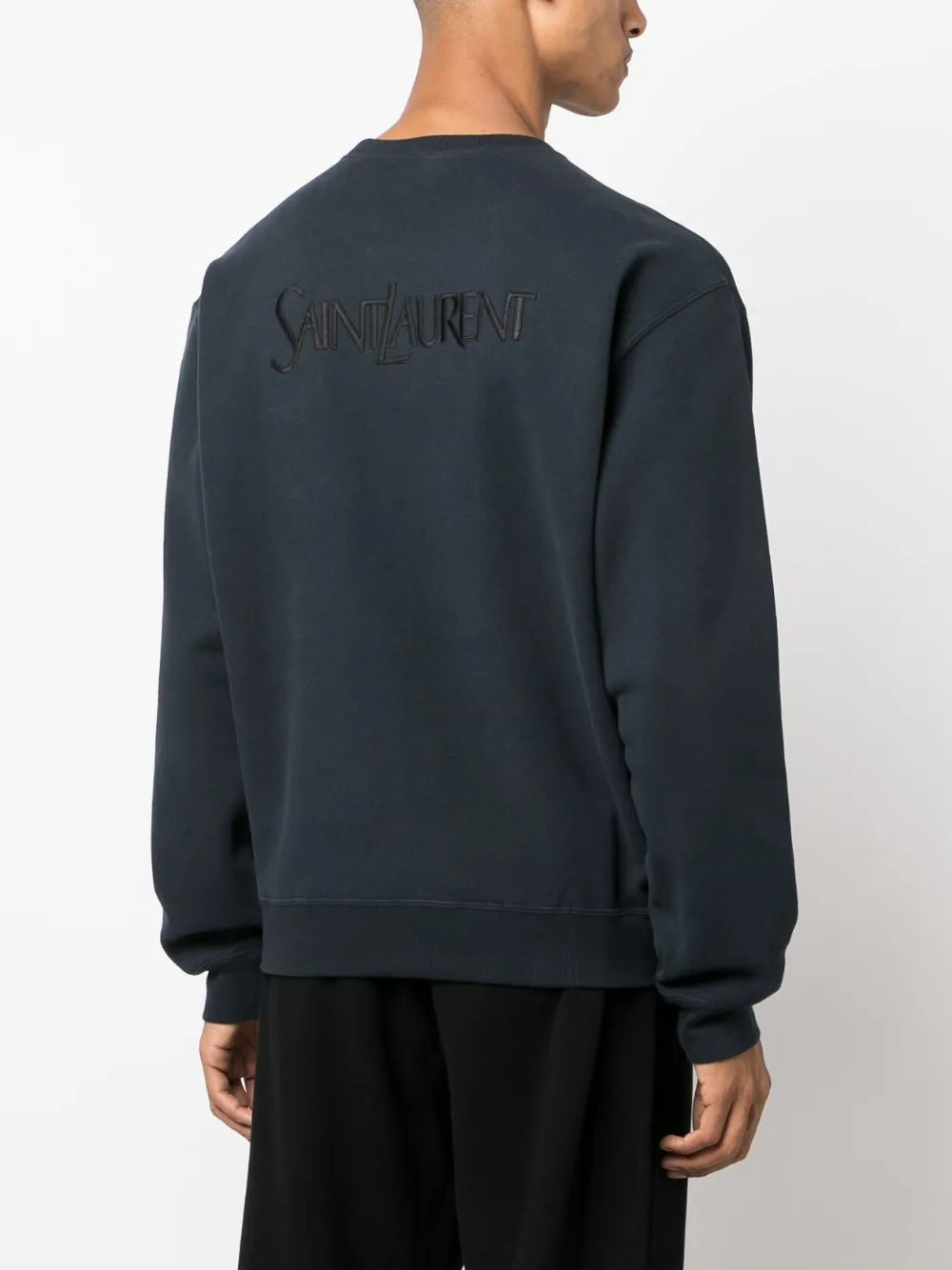 Sweatshirts Sweatshirt à logo Saint Laurent Bleu foncé Homme