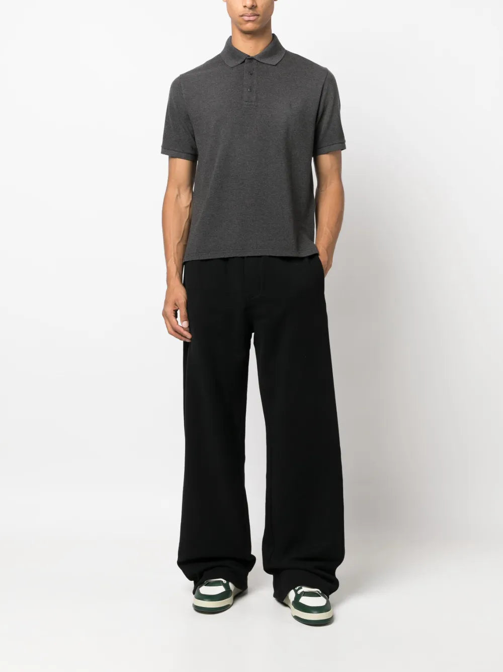 Polo shirts Cassandre Polo Saint Laurent Gray Man