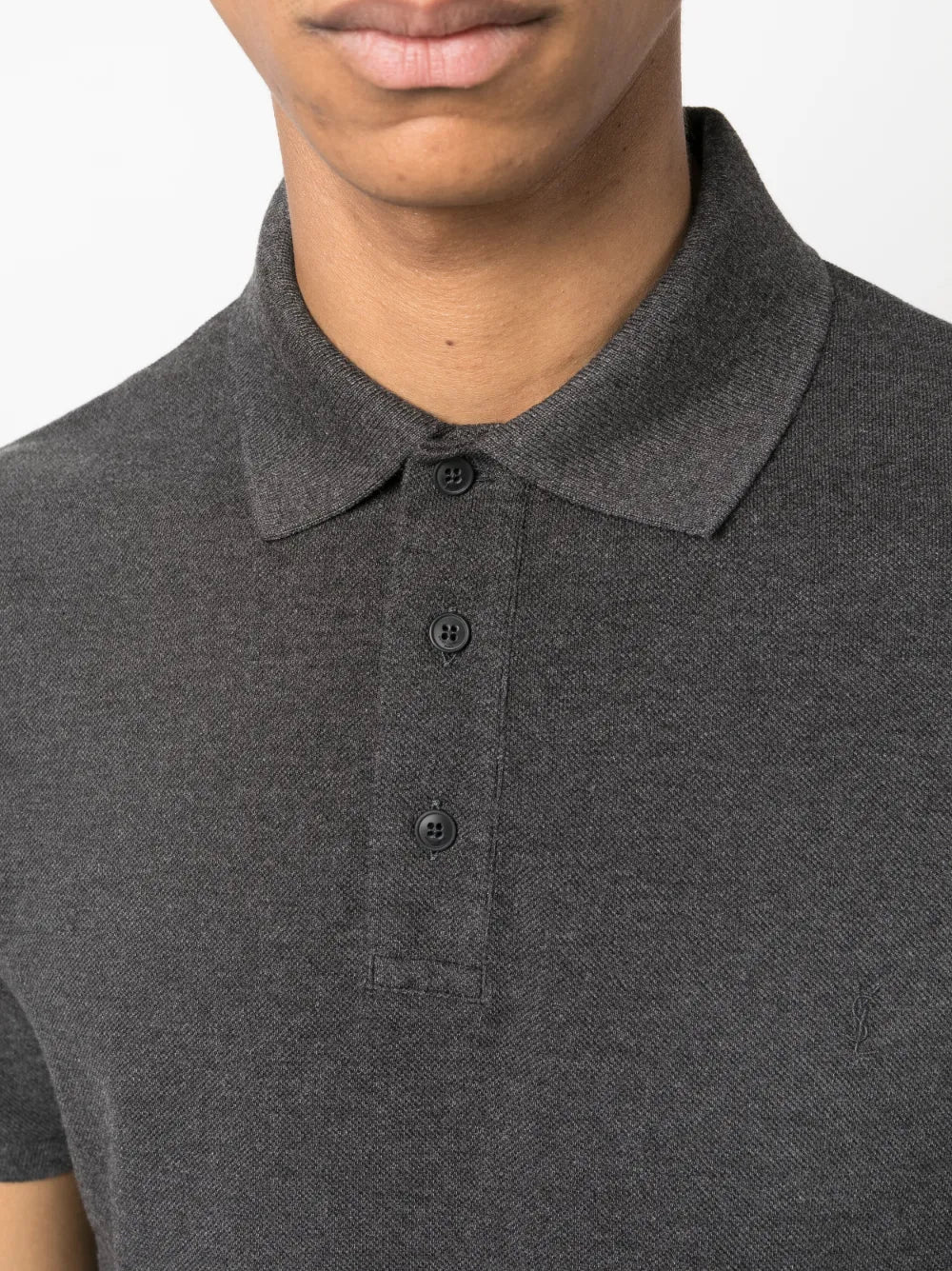 Polo shirts Cassandre Polo Saint Laurent Gray Man