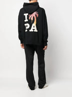 Sweatshirts Sweat à capuche I love PA Palm Angels Noir Homme