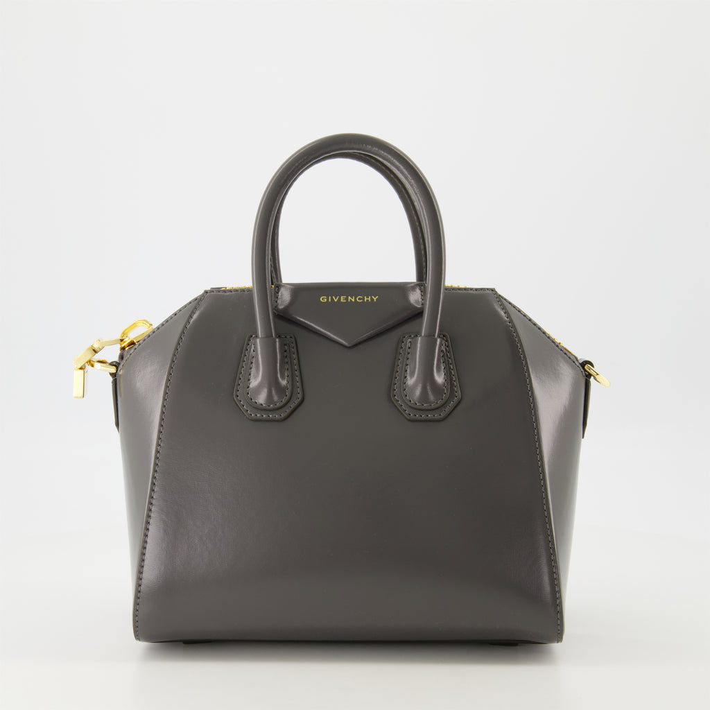 Handtaschen und schultertaschen Mini Antigona Tasche Givenchy Grau Femme