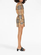 ショートパンツ チェック柄ショーツ Burberry ベージュ 女性