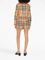 ショートパンツ チェック柄ショーツ Burberry ベージュ 女性