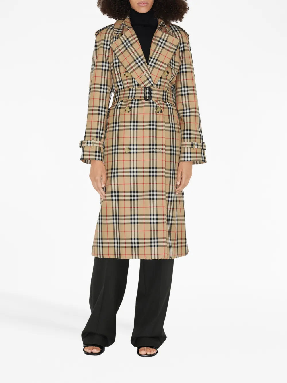 Checked Trench Coat Burberry - Women – myCompañero