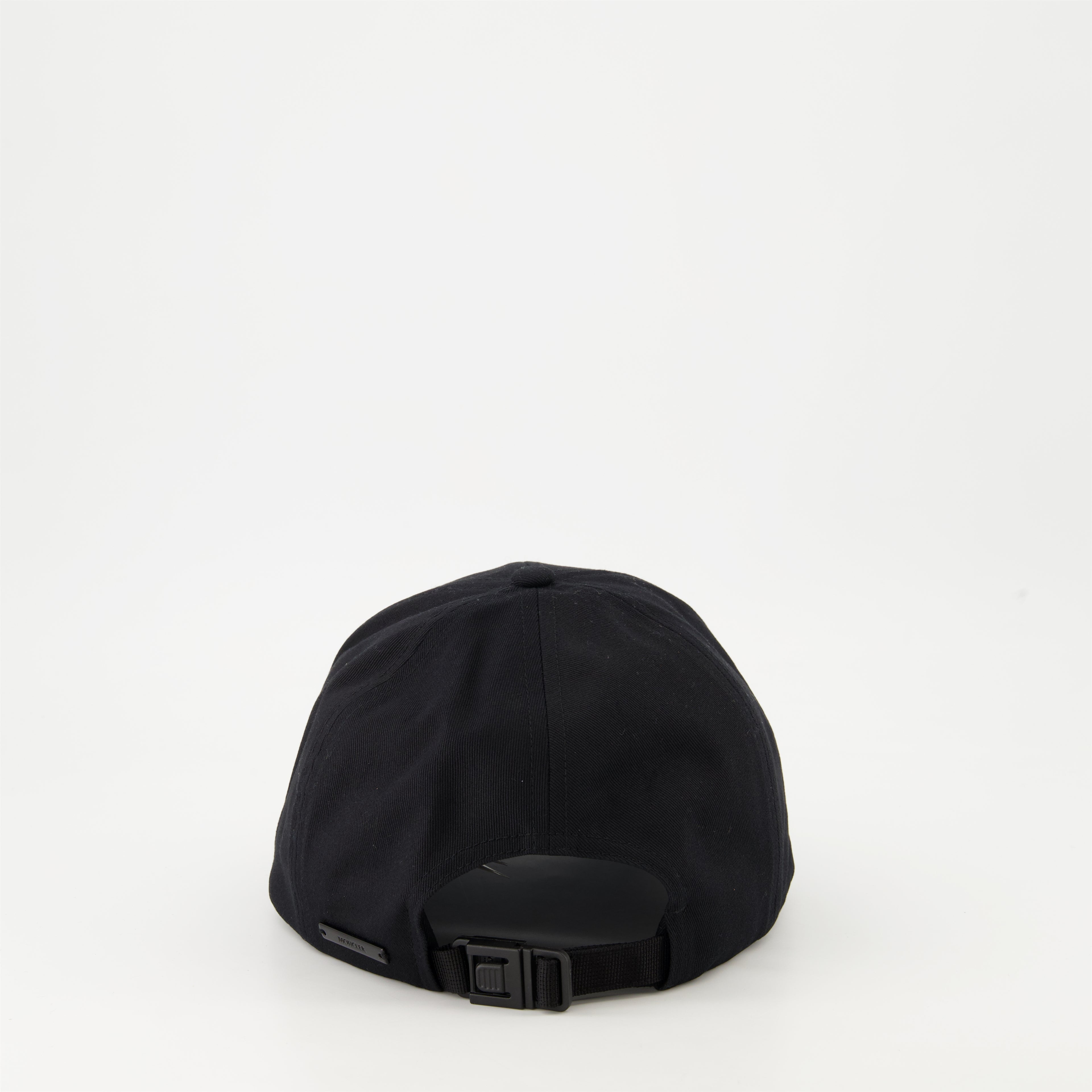 Hats, caps and beanies Logo Cap Moncler Black Homme
