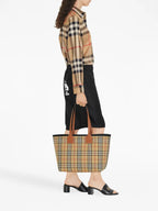 Camicie Camicia a Quadri Burberry Beige Femme