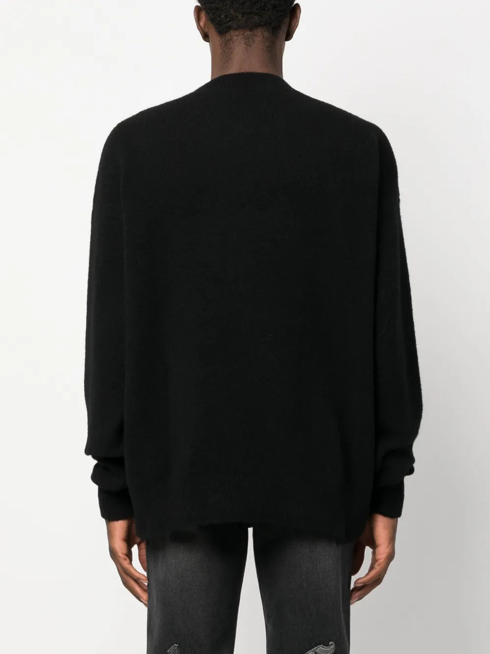 Maille Pull à logo Palm Angels Noir Homme