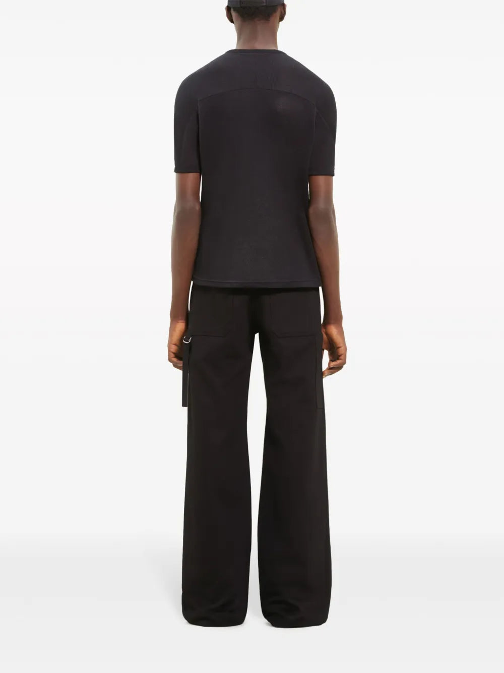 Camisetas Camiseta de béisbol de malla Courrèges Negro Homme