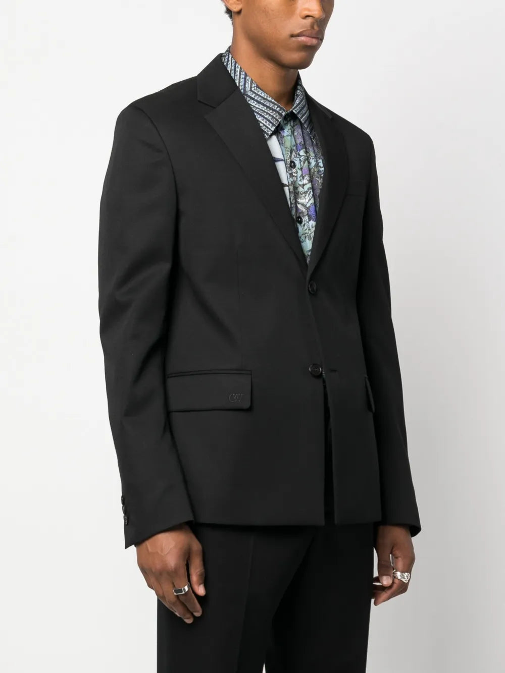 Vestes Veste blazer OW Off-White Noir Homme