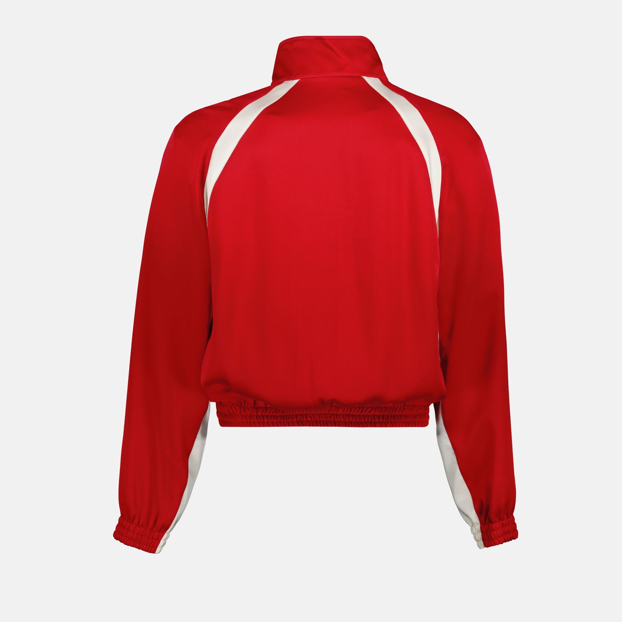 Jackets Satin Teddy Jacket Saint Laurent Red Homme