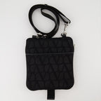 Sacs bandoulière Sacoche VLogo en toile Valentino Garavani Noir Homme