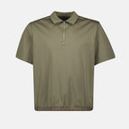 Polo shirts Zip Polo Sacai Khaki Homme