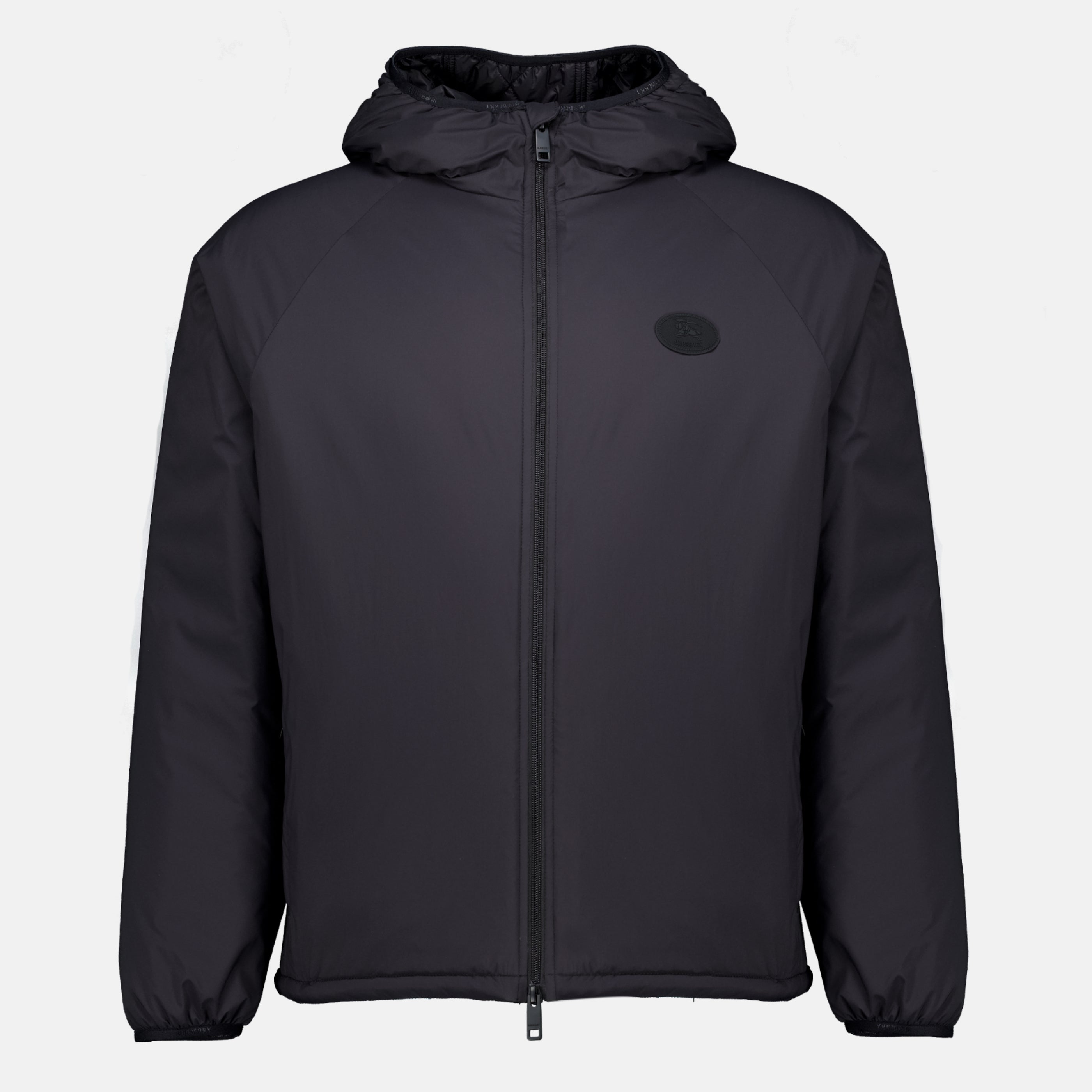 Manteaux Chaqueta de Nylon Negra Dunwich Burberry Noir Homme