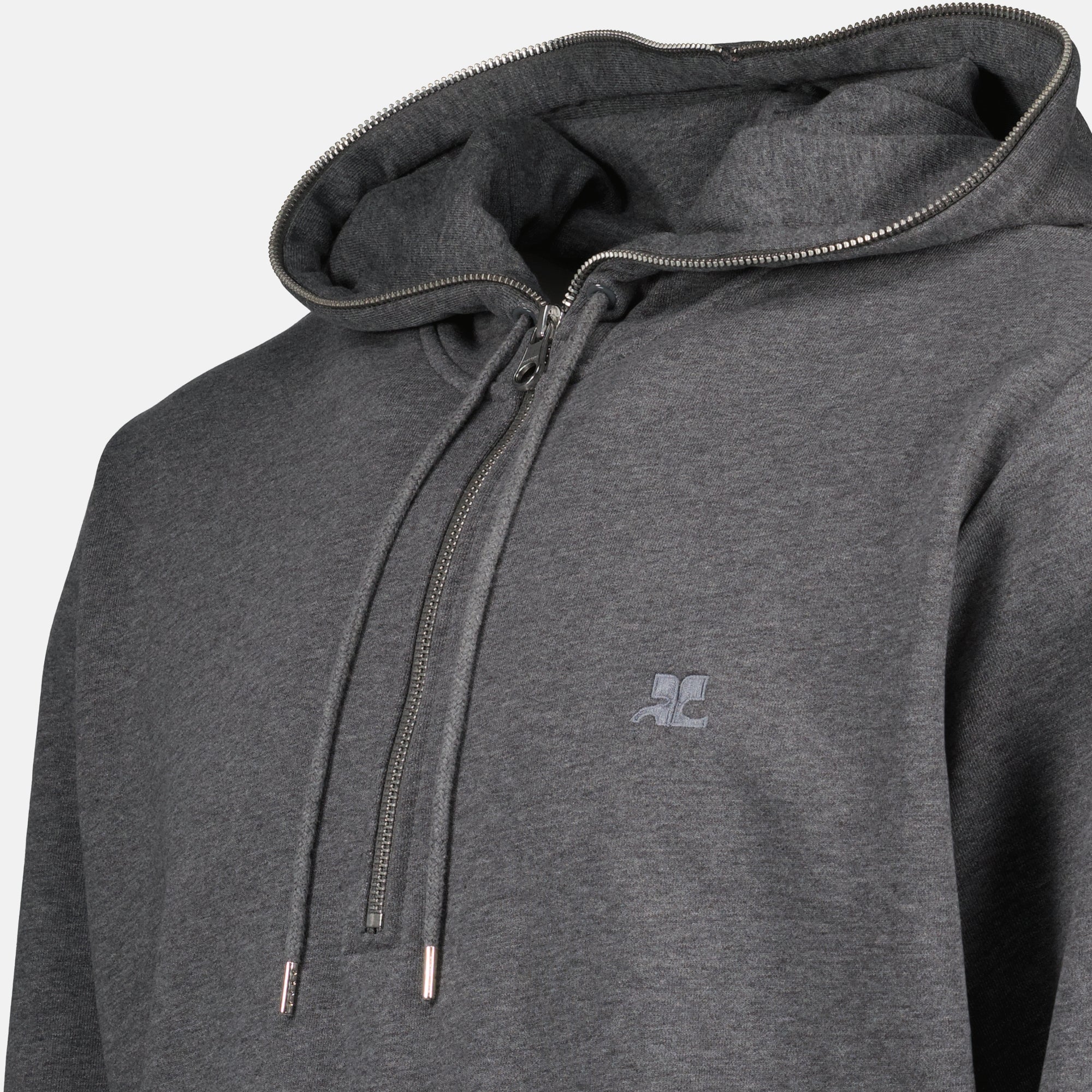 Moletons Camisola com Fecho Courrèges Cinza Homens