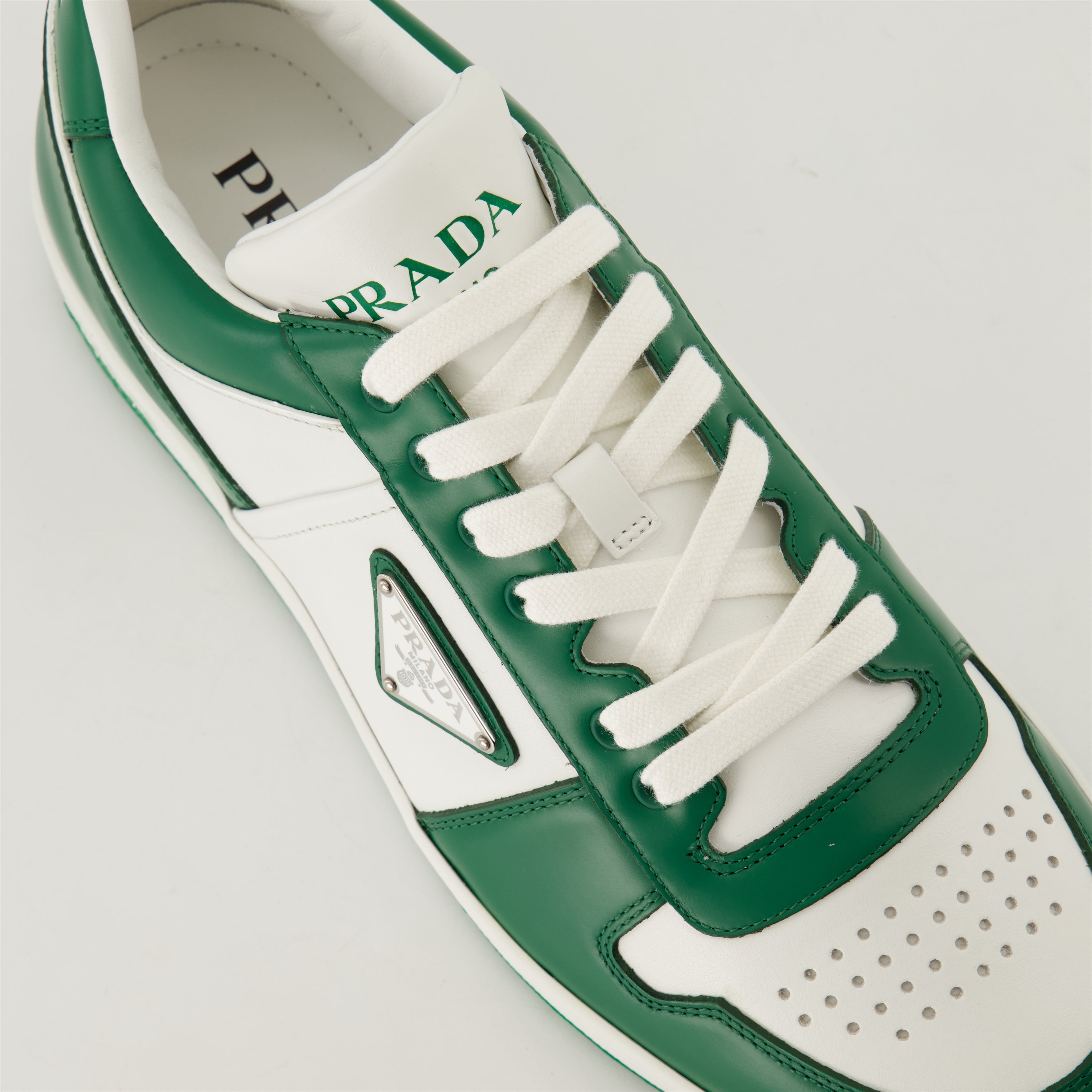 Sneakers Downtown Sneakers Prada Green Homme