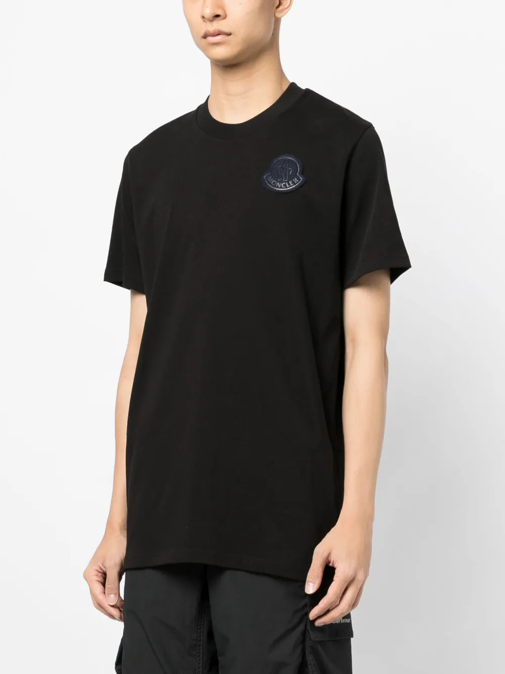 T-Shirts Logo T-Shirt Moncler Weiß Homme