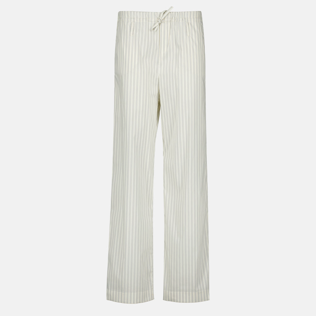 Pantalons Pantalon large à rayures Iro Beige Femme