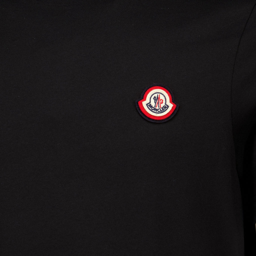T-shirts T-Shirt Logo Nero Moncler Noir Homme