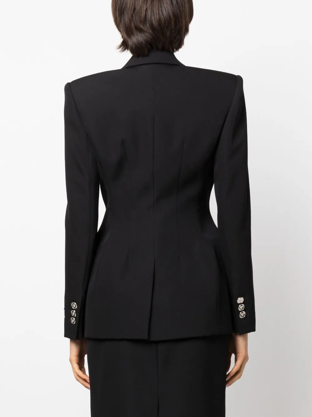 Jackets Wool Blazer Versace Black Femme