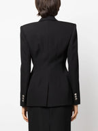 Giacche Blazer in Lana Versace Nero Femme