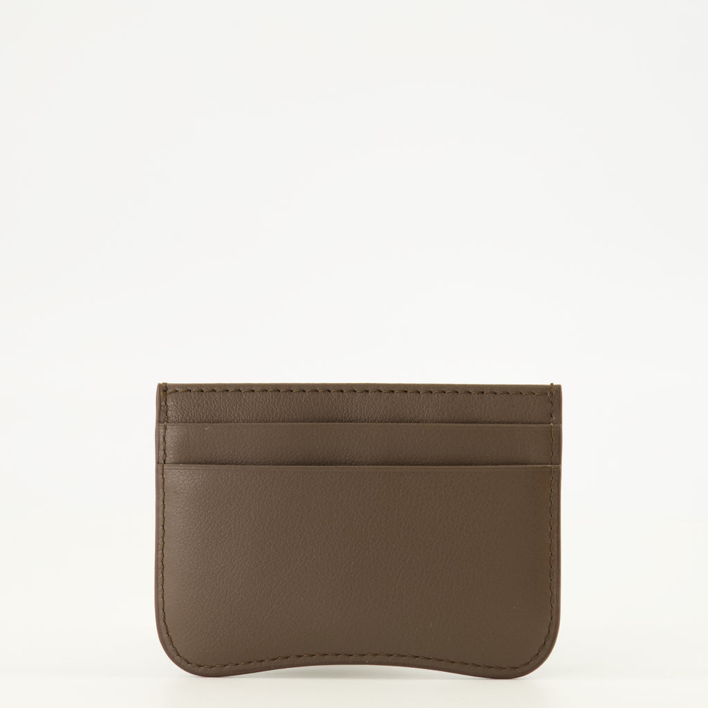 Petite maroquinerie Paris Paris Leather Card Holder in Brown Ami PARIS Marron Unisexe