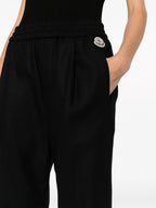 Pantalons Pantalon droit Moncler Noir Femme