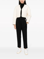 Pantalons Pantalon droit Moncler Noir Femme