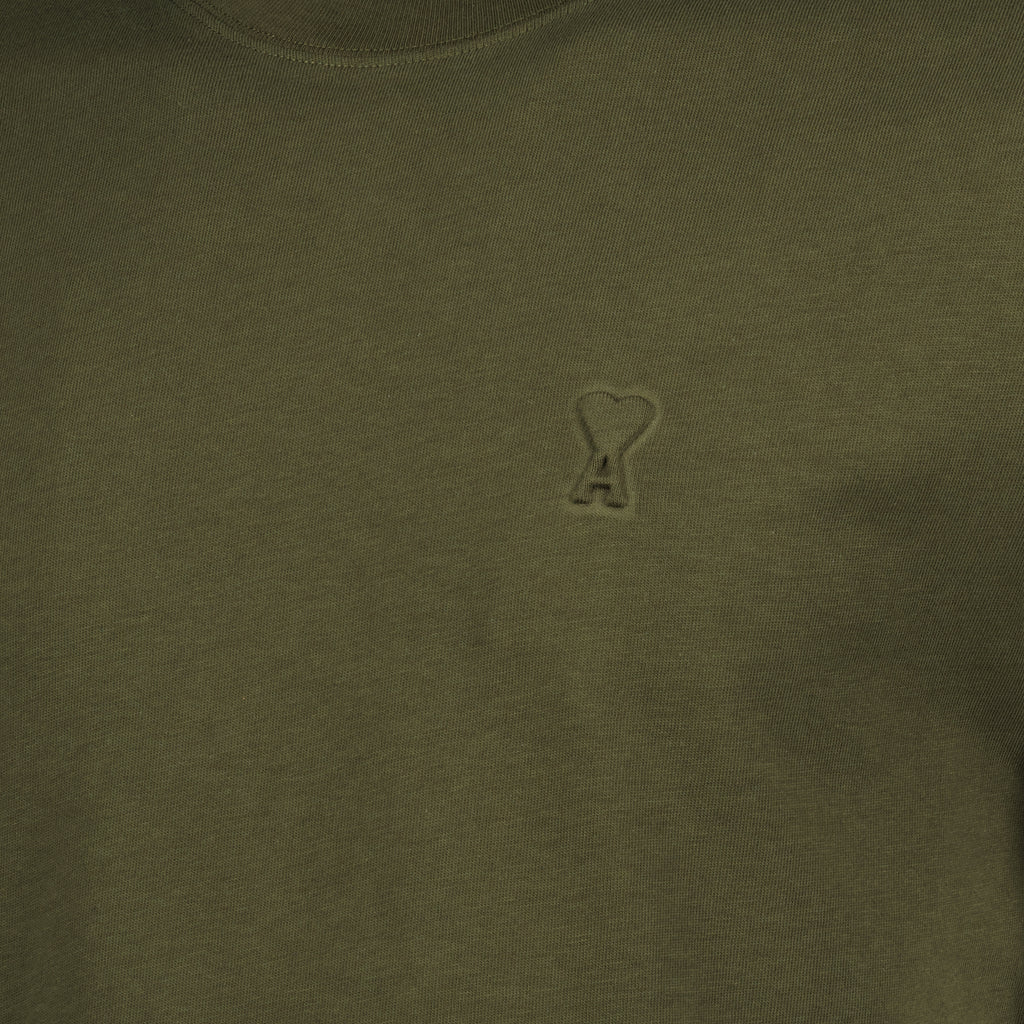 T-shirts T-shirt Ami de coeur Ami PARIS Kaki Unisexe