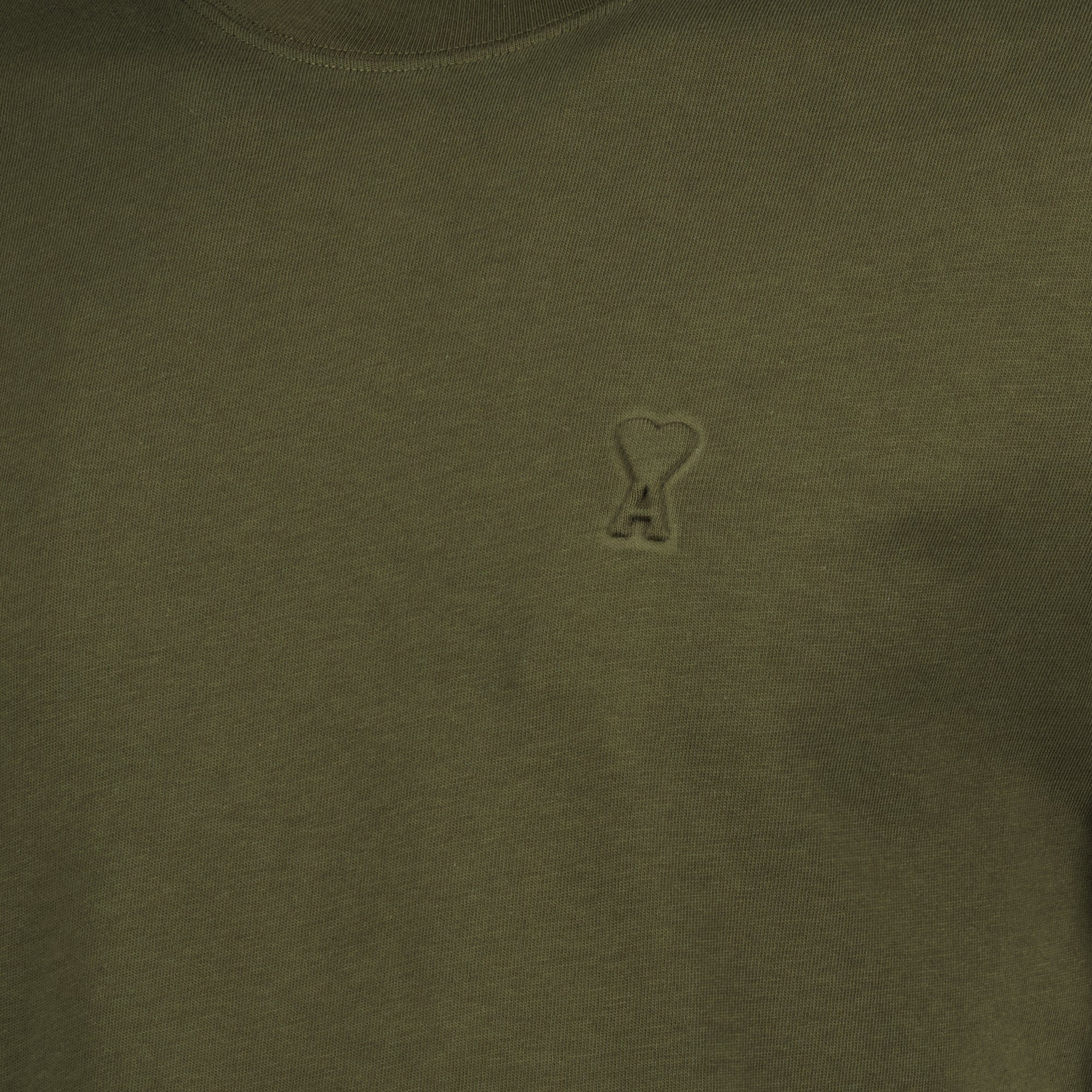 T-shirts T-shirt Ami de coeur Ami PARIS Kaki Unisexe