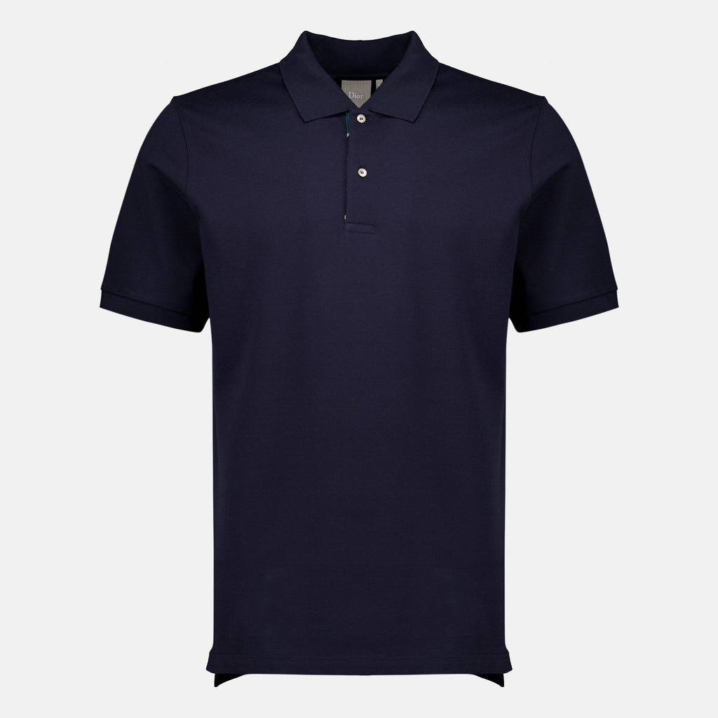 Polos Polo in Cotone Blu Marino Dior Bleu foncé Homme