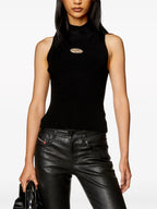 Tops Top M-Onervax com gola alta Diesel Preto Femme