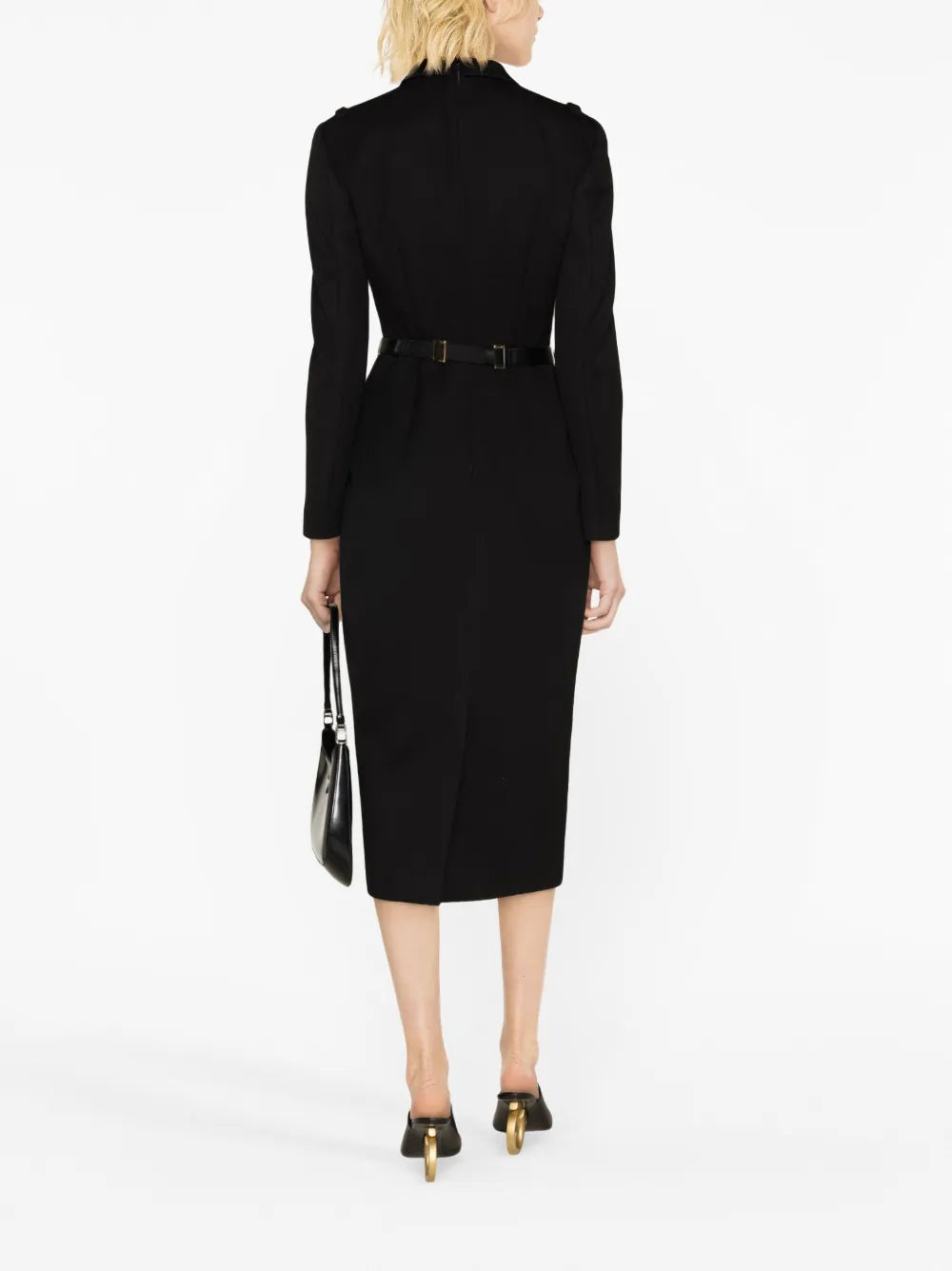 Robes Robe en natté stretch Prada Noir Femme