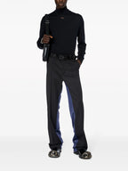 Maille Pull à col roulé en laine Diesel Noir Homme